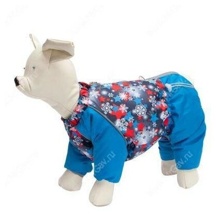 Комбинезон для собак Снежинка OSSO Fashion р.35(кобель) - фотография № 6