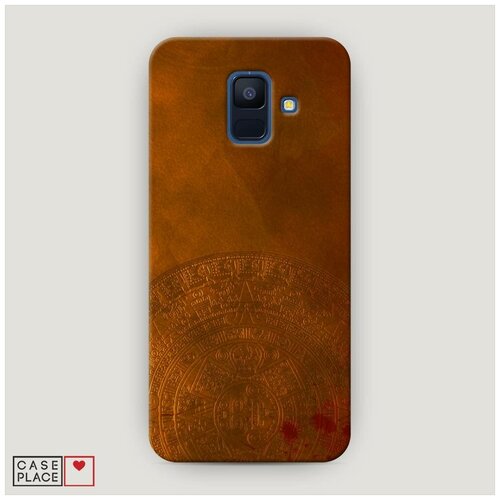 фото Чехол пластиковый samsung galaxy a6 узоры ацтеков 5 case place