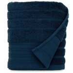 Махровое полотенце PiCassa страйп 50х90, темно-синий - изображение