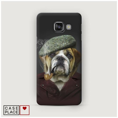 фото Чехол пластиковый samsung galaxy a3 2016 пес-англичанин case place