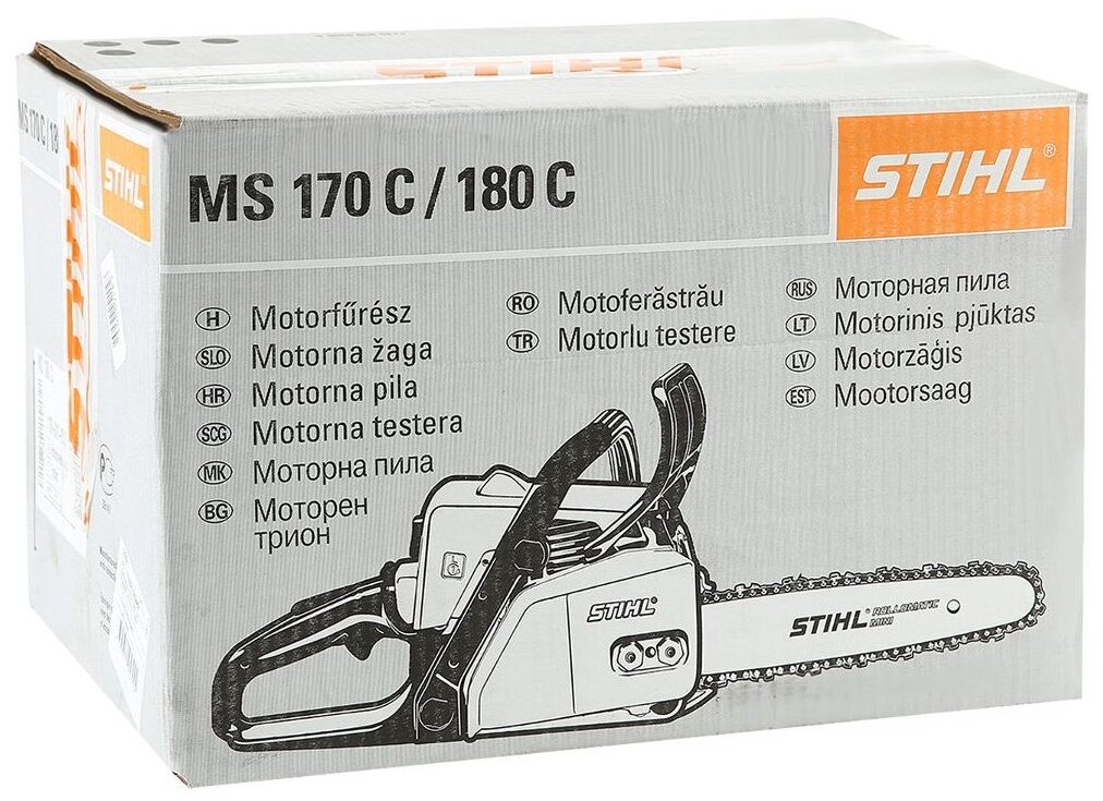 Бензопила Stihl MS 180C-ВЕ (35см 3/8 1,3 50) - фотография № 9