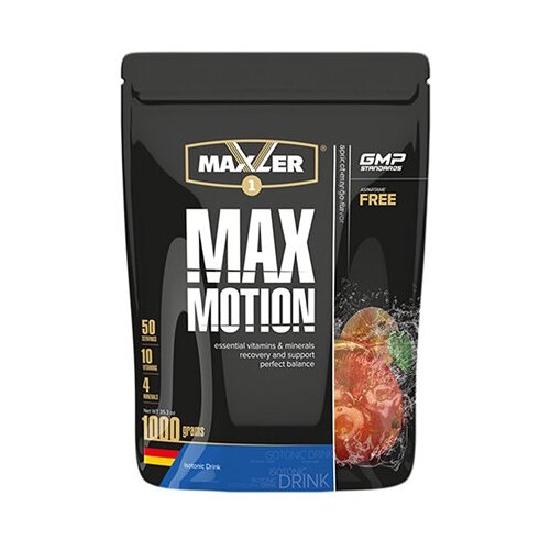Max Motion, 1000 g (вишня) изотоник maxler max motion абрикос манго 1 шт 500 г 500 мл 1 шт