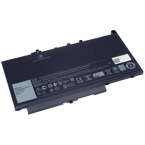 Аккумуляторная батарея для ноутбука Dell Latitude 12 E7270 (7CJRC) 11.4V 3530mAh аккумулятор 7cjrc для dell latitude 12 e7270 e7470 knm09 0knm09 21x15