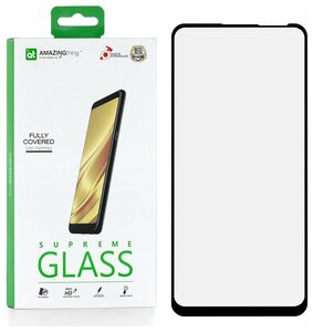 Фото Защитное стекло для Samsung Galaxy M11 Amazingthing Silk Full Glue Black 0.33 mm / противоударное стекло / защита дисплея / закалённое стекло / 9H glass / олеофобное покрытие / защита экрана для телефона / 9H стекло / полноэкранное стекло / толстое защитн