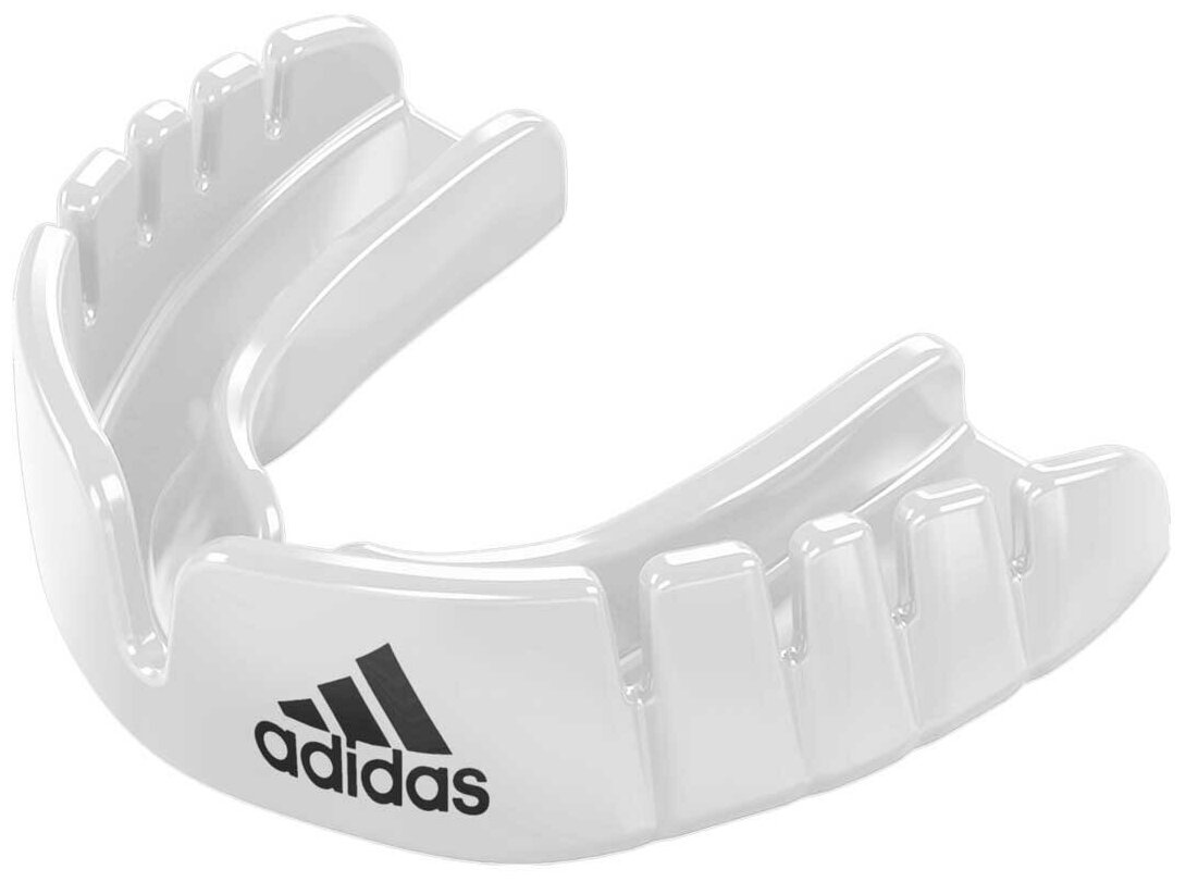 Капа одночелюстная Opro Snap-Fit Mouthguard белая Adidas - фото №1