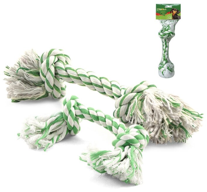TRIOL игрушка для собак «Веревка с ментолом» (26 см) - фотография № 5