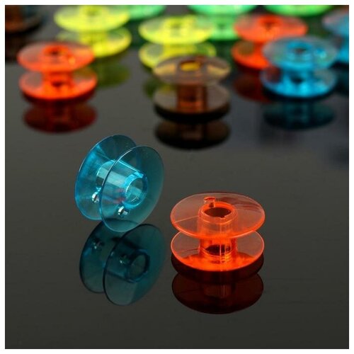 фото Арт узор набор шпулек, d = 20 мм, 24 шт, цвет микс