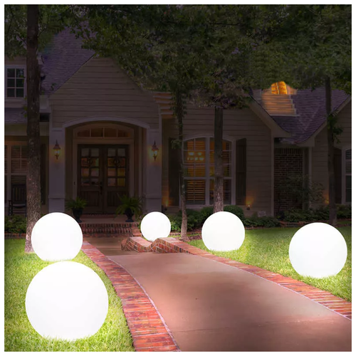 Уличный шар-светильник Moonlight 80 см 220V White