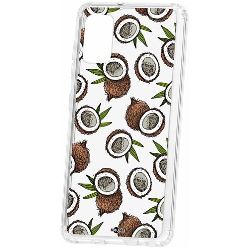 фото Чехол на samsung galaxy a41 2019 kruche print кокосы / чехол для samsung / чехол с рисунком / чехол с принтом / чехол для самсунг / чехол для самсунг / бампер на гелакси / чехол накладка для гэлэкси / противоударная накладка для samsung galaxy / защита для galaxy / защита на samsung / cиликоновый чехол для samaung galaxy / пластиковый чехол на самсунг / защитный чехол для самсунг / чехольчик / защита телефона / ударопрочный чехол / галакси кruче