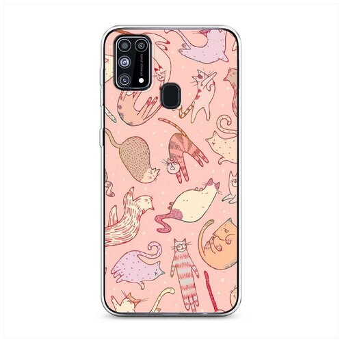 фото Силиконовый чехол "розовое счастье" на samsung galaxy m31 / самсунг галакси м31 case place