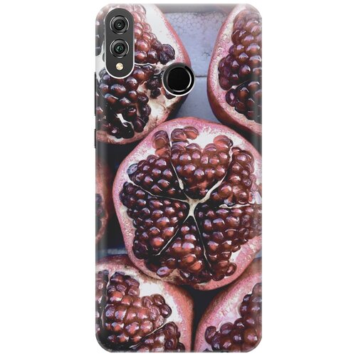 фото Силиконовый чехол на honor 8x / хонор 8х с принтом "гранаты" gosso