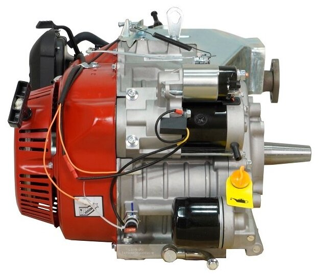 Двигатель бензиновый Loncin LC196FD (23л.с., 622куб. см, конусный вал, ручной и электрический старт, для генератора) - фотография № 7