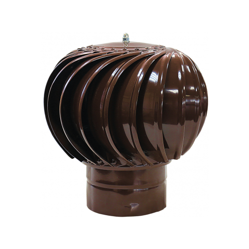 Турбодефлектор крышный ТД-120 оцинкованный коричневый