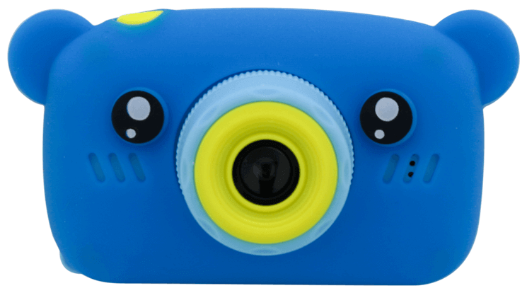 Детский фотоаппарат Kids Camera Синий Мишка