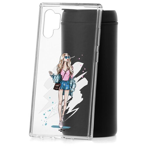 фото Чехол на samsung galaxy note 10+ kruche print fashion girl кruче