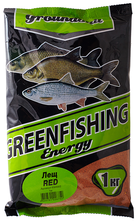 Прикормка Greenfishing Лето Energy Лещ RED 1кг