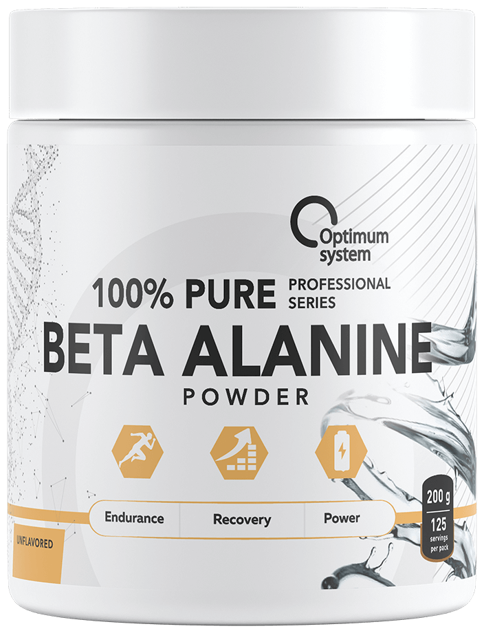 Аминокислота Optimum system 100% Pure Beta-Alanine Powder, без вкуса, 200 гр.