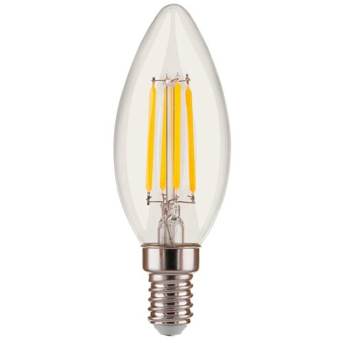 Лампа светодиодная филаментная диммируемая Elektrostandard E14 5w 4200k прозрачная 4690389050701