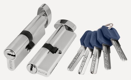 Изображение товара Цилиндровый механизм (Z402/100) Z4002Knob100(40+10+50) с вертушкой CP хром