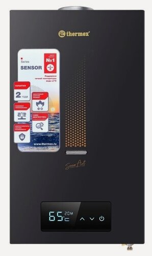 Изображение товара Газовая колонка Thermex S 20 MD (Art Black)