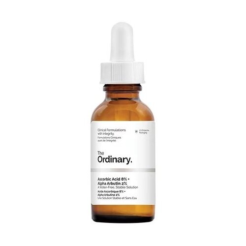 The Ordinary Ascorbic Acid 8%+Alpha Arbutin 2% (аскорбиновая кислота 8%+альфа-арбутин 2%), 30 мл