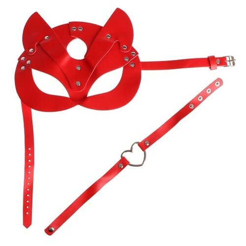 фото Страна карнавалия карнавальный набор «поиграй со мной», (маска+ чокер)
