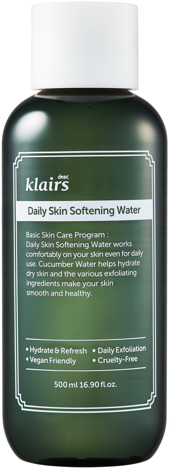 Klairs   Daily Skin Softening Water, 500 