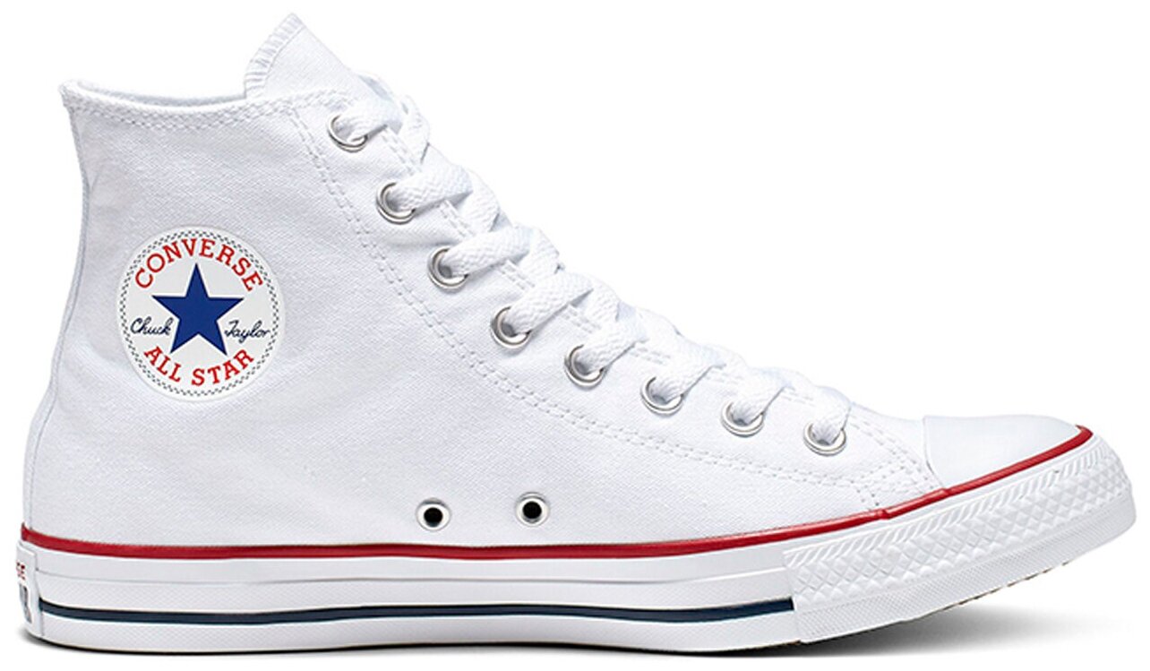 Кеды унисекс Converse Chuck Taylor All Star High-Top Optical White 