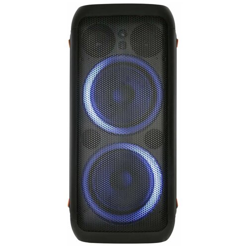 фото Eltronic 20-11 "dance box 800" - акустическая аккумуляторная колонка bluetooth, usb, караоке, световая led панель "active ring",радиомикрофон, 2х8" динамики, 800 вт, tws