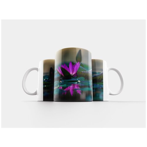 фото Кружка "водяная лилия, водное растение, цветок" 320 мл lotsprints