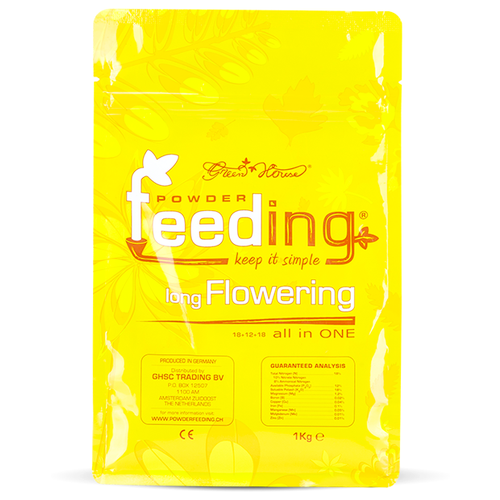 удобрение green house feeding feeding long flowering 2 5 л 2 5 кг 1 уп Удобрение Powder Feeding Long Flowering, 1 кг