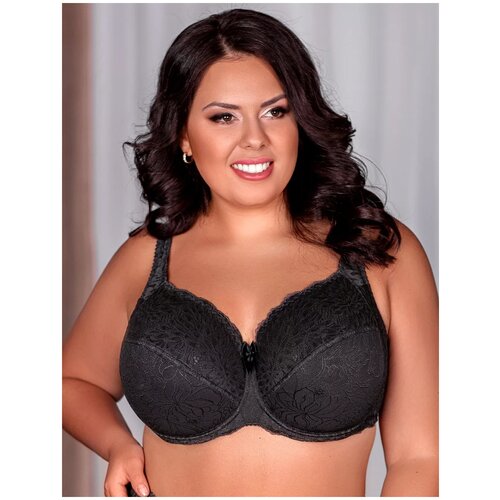 фото Бюстгальтер lady lux, размер 90h, антрацит