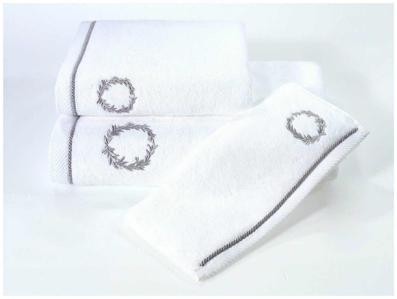 Полотенце Maryvonne цвет: белый (50х100 см) Soft cotton - фото №1