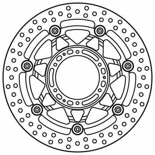 Тормозной диск GoldFREN 601-517F кросс STX98, MSW265, FMD0411, VR1171