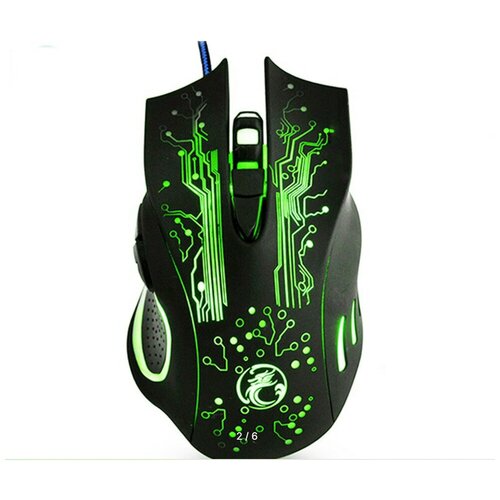 Мышь LAPTOP GAMING Проводная оптическая мышь Игровая мышь Геймерская мышь для компьютера Черный 139000₽