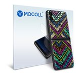 Пленка защитная MOCOLL для задней панели Samsung Galaxy Z Flip 3 Богемный узор Бохо - изображение