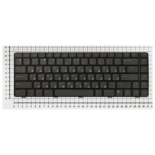 Клавиатура для ноутбука Dell Inspiron 1370 13z черная 1474₽