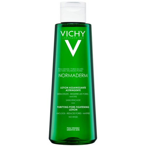 Лосьон очищающий Vichy Normaderm сужающий поры, 200 мл набор normaderm vichy виши лосьон очищающий сужающий поры 200мл гель для умывания скидка 50% на лосьон 200мл vru13525