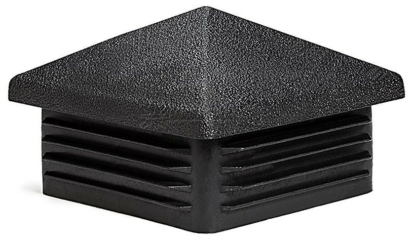 фото Заглушка внутр. для столбов и заборов "домик" 80х80 мм (10шт)