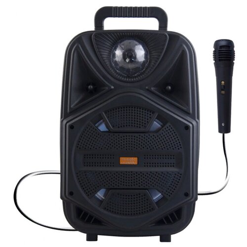 Портативная караоке система BK1002 microSDUSBFM Bluetooth 51 20 Вт 1800 мАч чёрная 357600₽