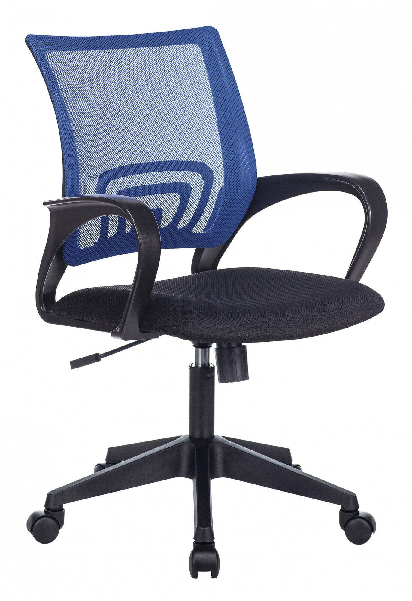 Кресло компьютерное CH-695N синий, ткань, сетка / Кресло для оператора, школьника, ребенка, офисное