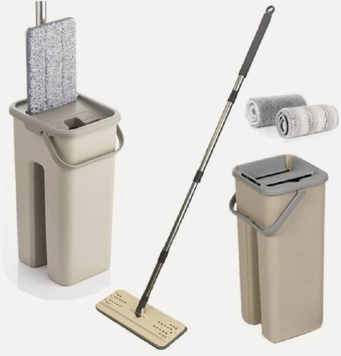 Изображение товара Швабра "Все в одном " с ведром + 2 насадки в комплекте