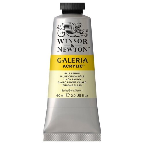 Акриловая краска W&N Galeria, 60мл, бледный лимон Winsor Newton WN2120434