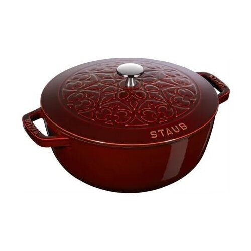 Кокот Staub Лилия, 26 см , 4,9 л, гранатовый