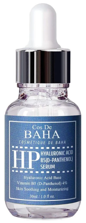 COS DE BAHA HP Hyaluronic acid B5 D-Panthenol Serum Успокаивающая сыворотка для лица с гиалуроновой кислотой и пантенолом