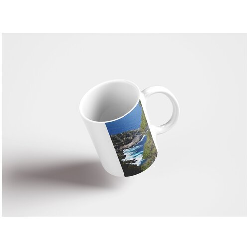 фото Кружка "море, летом, волны 320 мл. белая lotsprints