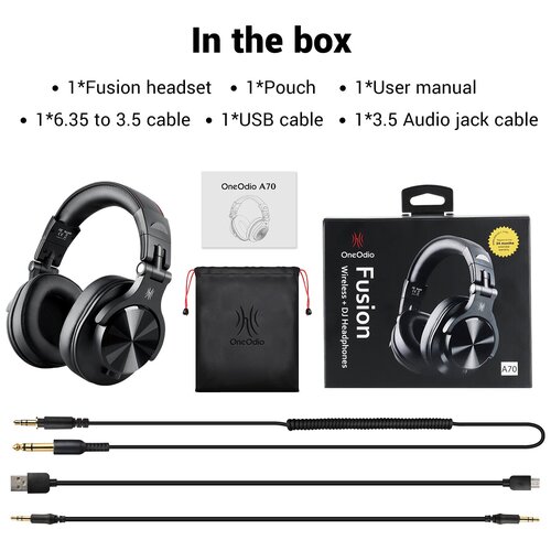 Беспроводные Bluetooth наушники A70 накладные 341000₽