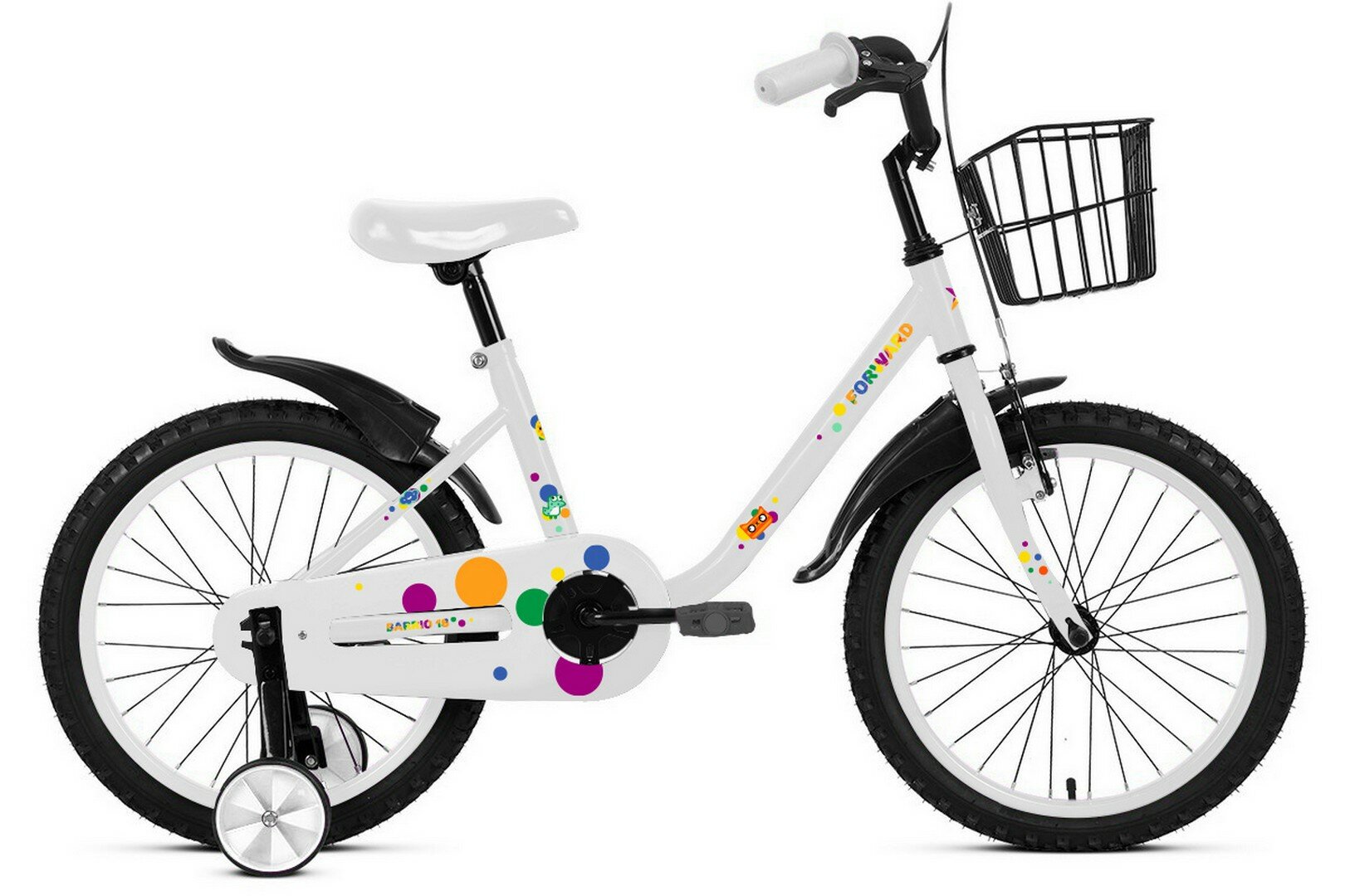 Детские велосипеды Forward Детский велосипед FORWARD BARRIO 14" 2023, 14" белый