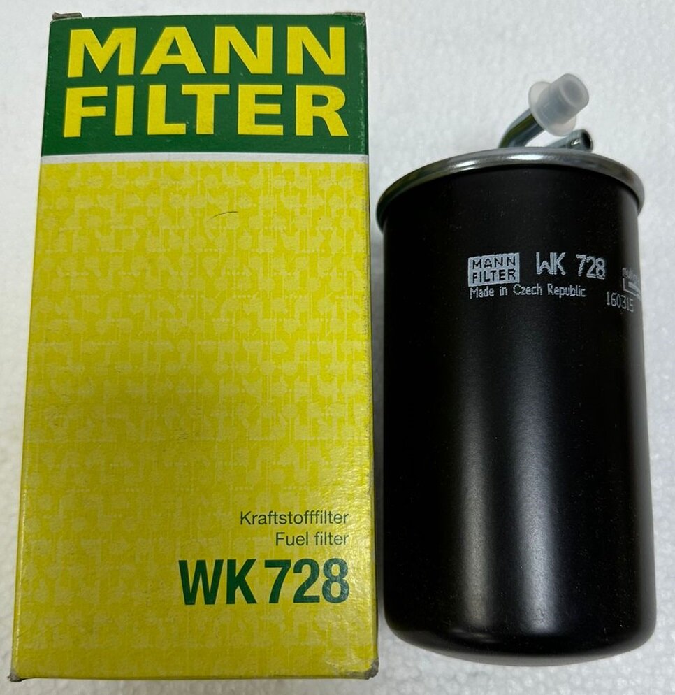 Фильтр топливный MANN-FILTER WK 728