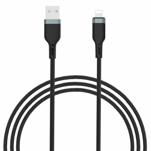 Кабель для зарядки WIWU Wi-C019 Platinum USB to Lightning 3A, 1.2 метра - Черный